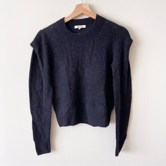 Madewell Sweaters - Madewell Prentiss Pullover Sweater Alpaca Bland Women's size  XS Navy Blue